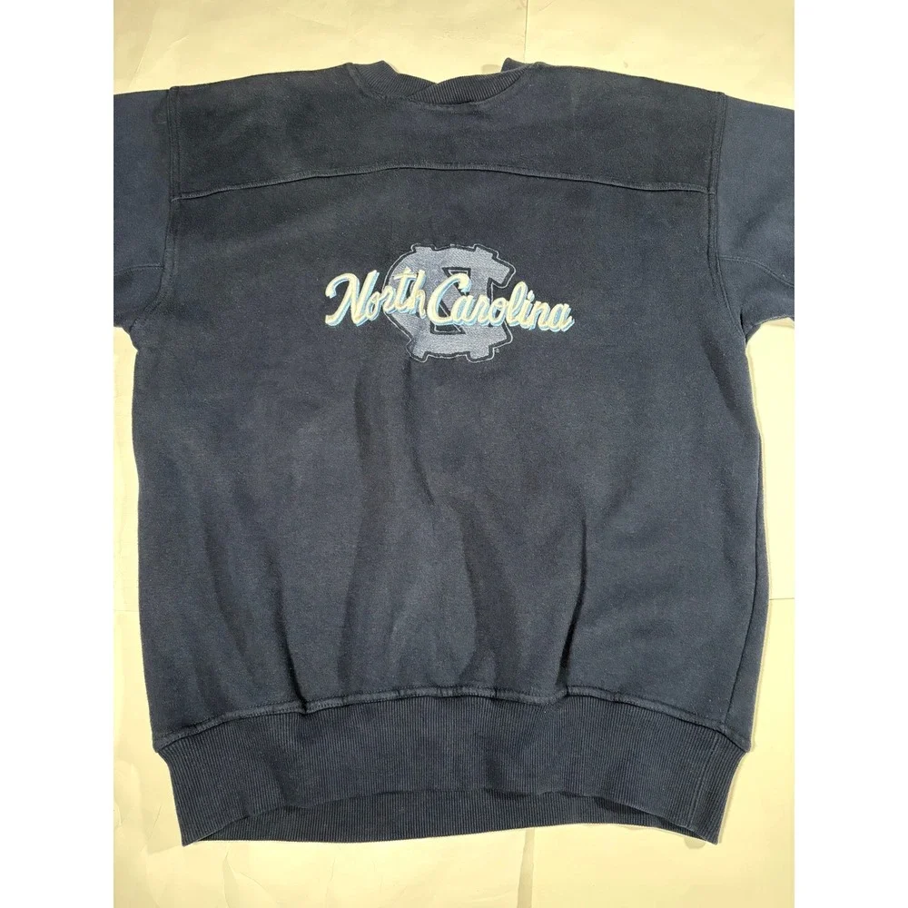 Vintage North Carolina Tar Heels Crewneck Sweater Mens Medium UNC Embroidered